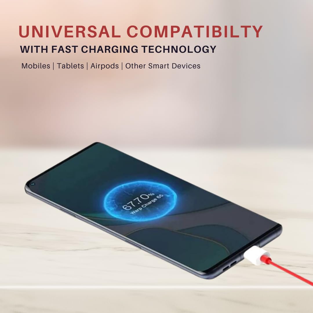 Lazer 45W USB-A to USB-C Cable for Fast Charging & Data Transfer
