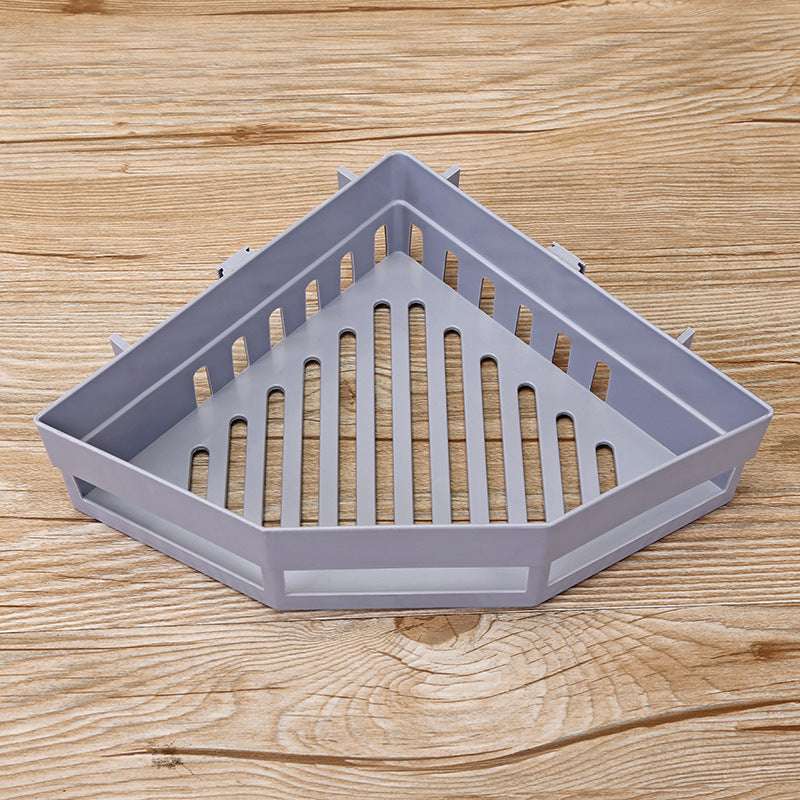 1 Pc Triangular Bathroom Corner Storage Rack Storage Shelf Bathroom Shelf