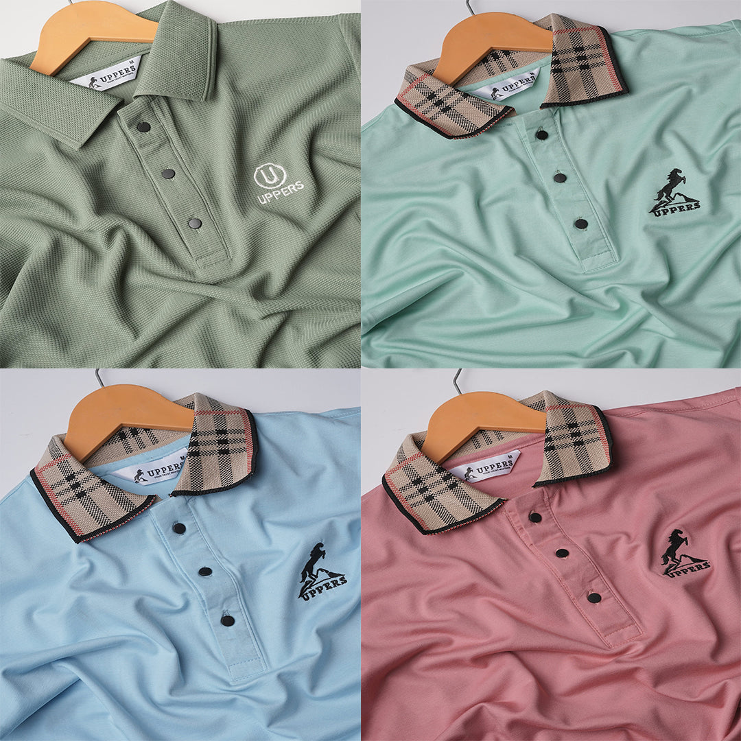 Premium Polo T-shirt ( Pack of 4 )