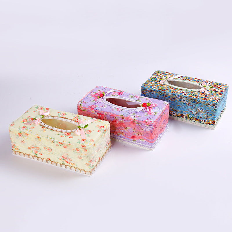 Tissue Box Holder, Napkin Holder Box for Home (Random)