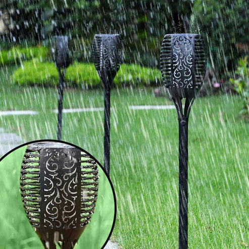 Solar Flame Light – Outdoor Waterproof Flickering Lamp for Garden & Party Decoration