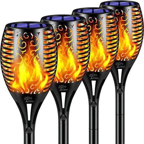 Solar Flame Light – Outdoor Waterproof Flickering Lamp for Garden & Party Decoration