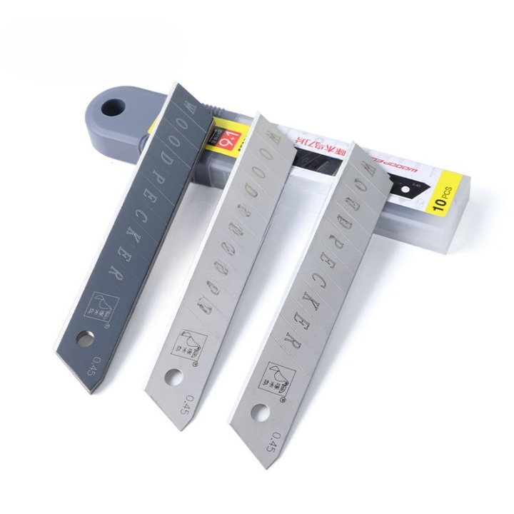 SnapSharp 18mm Utility Knife Replacement Blades – 10 PCS, Heavy-Duty Snap-Off Cutter Refills (Pack Of 1)