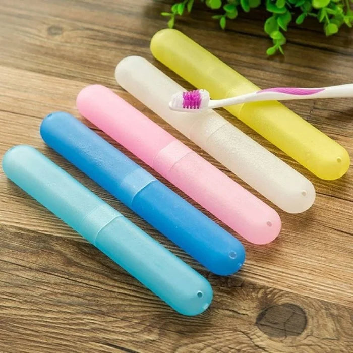1 Pc Plastic Toothbrush Cover, Anti Bacterial Toothbrush Case Box, Portable Toothbrush Container For Travel