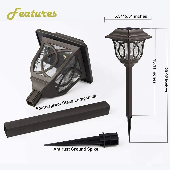 Solar Pathway Lights - 1 Pc