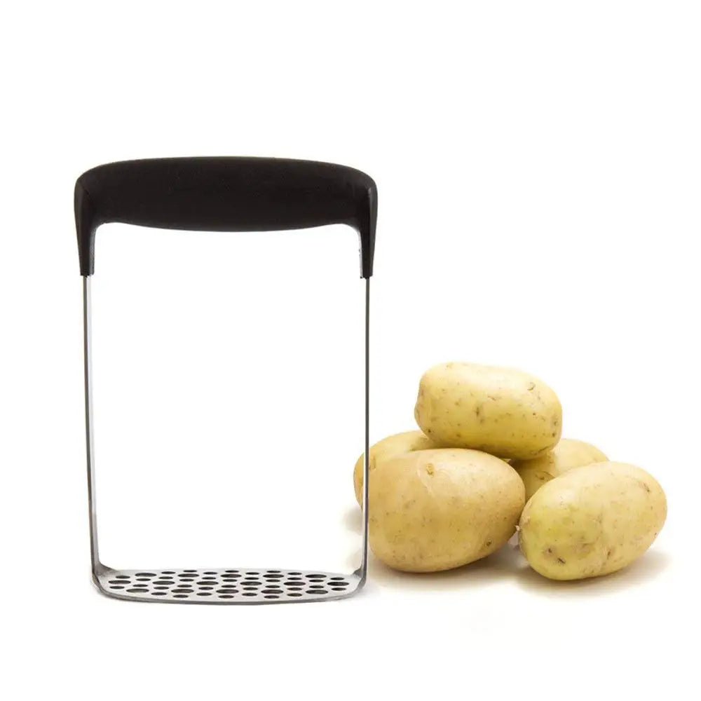 1 PC Potato Masher Stainless Steel Smooth Mashed Potatoes Sweet Potato Making Tools Fruit Vegetable Kitchen Tools