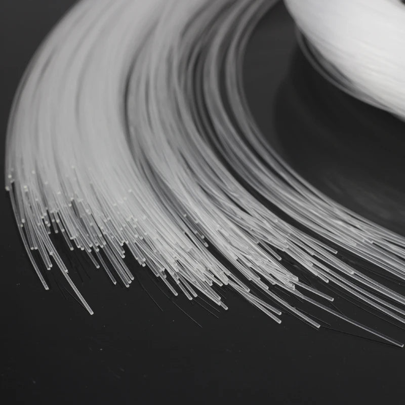 1.0mm X100pcs X 2Meters PMMA plastic fiber optics cable for all kind led light engine driver