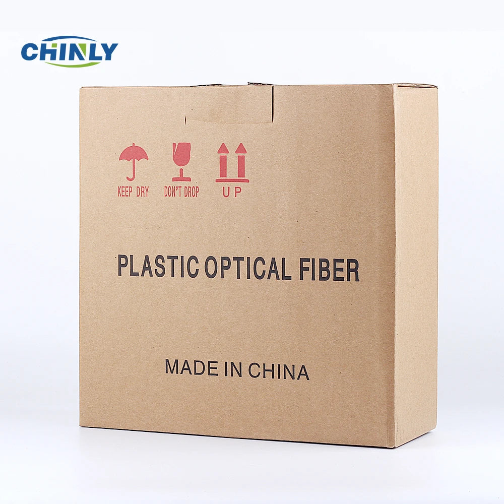 PMMA plastic optical fiber cable whole roll lighting engine driver LED wire in 0.25mm ~3.0mm 100m to 12000m Fibers Lighting