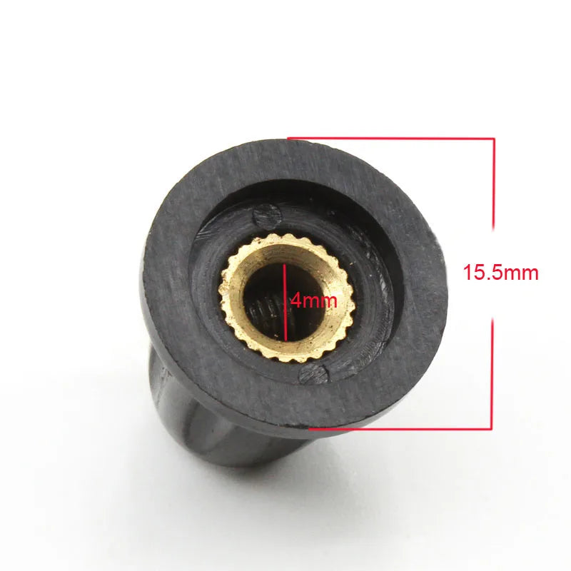 5pcs/lot ASS Knob K17-01 Bakelite Mounting Hole 4MM For Rotary Potentiometer & Encoder & Rotary Switch