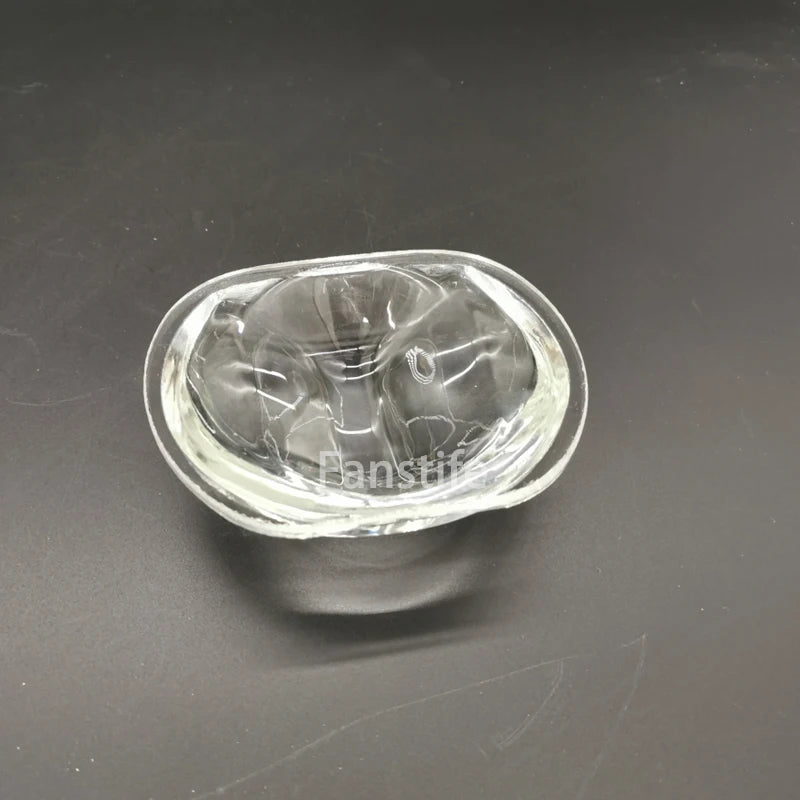 107mm lente de vidro óptico estrada lâmpada led lentes lâmpada rua cob lente óptica 4pcs conjunto iluminação acessórios