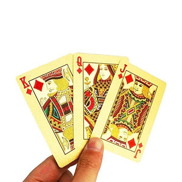 Gold Plated Poker Playing Cards