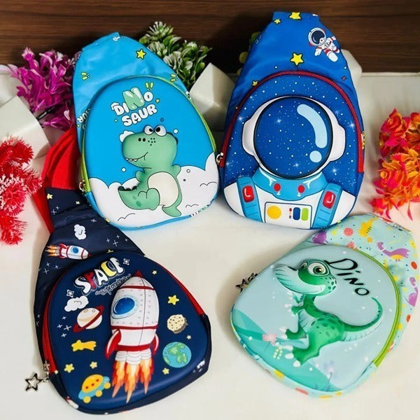 3D Embossed Children Small Shoulder Slings (Random)