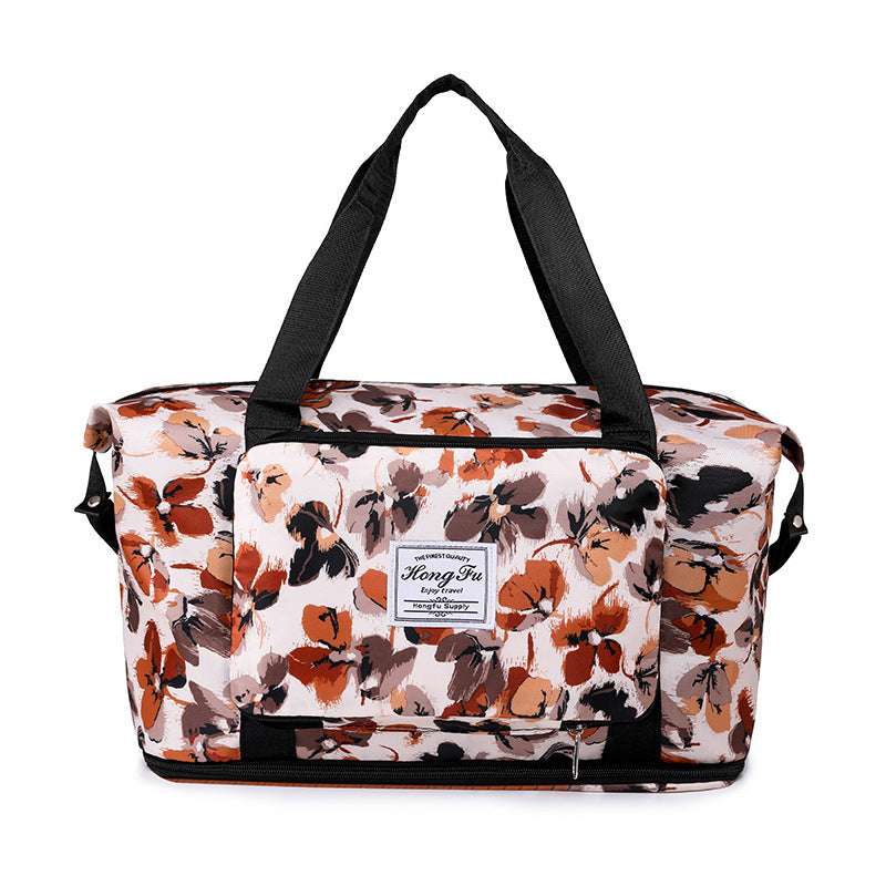 Lightweight Waterproof Travel Duffle Bag - Versatile Foldable Carry-On Tote (Random Prints)