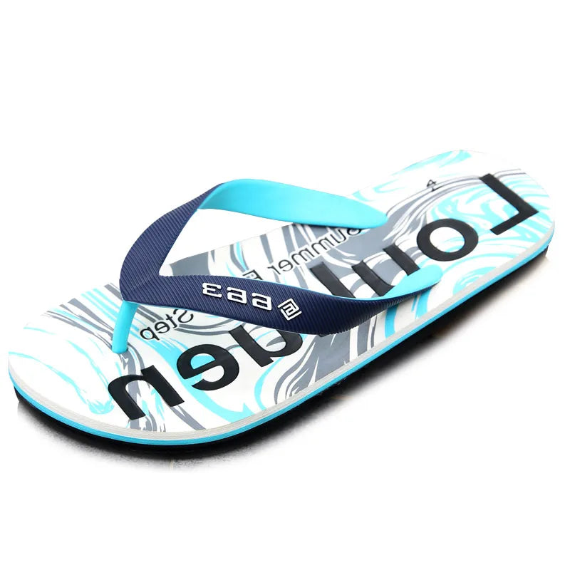 Mayba Summer Slippers Men's Flip Flops Light Weight Beach Shoes Size 39-45