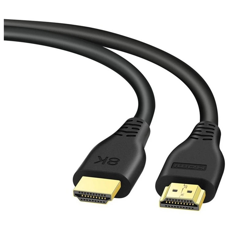 HDMI 8k 4K 60Hz Short HD 2.1V HDMI-compatible Cable 1m 3m 5m With Braid And Alloy Shell 48Gbps UHD TV Blu-ray Xbox PS4/3 5 PC
