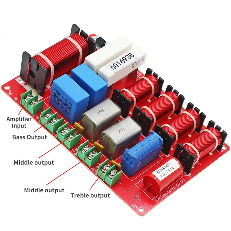 Sotamia speaker crossover um triplo dois midrange um baixo de quatro vias divisor de frequência ktv stage car home audio crossover board