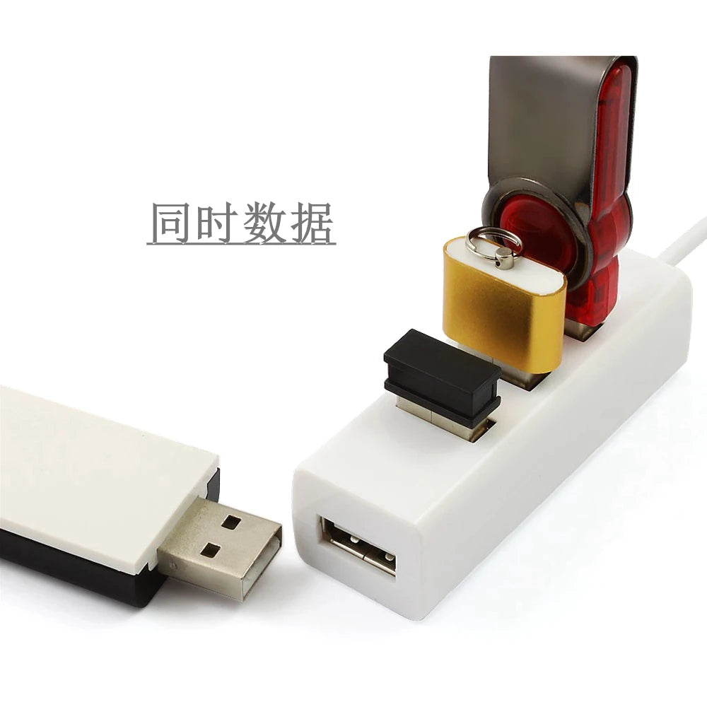 USB HUB 4 Port Aluminium High Speed USB 2,0 Multi Hub Kabel Splitter für iMac MacBooks PC Laptops Adapter