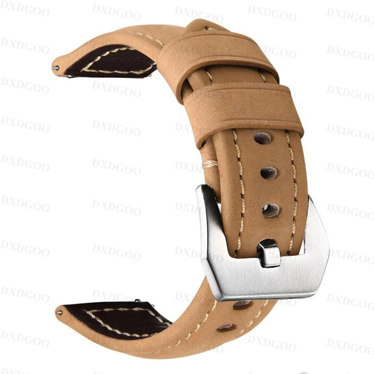 20mm 22mm Quick Release Leather Straps for Zeblaze Beyond 2 Quality Genuine Retro Genuine Leather Watchband Accessories