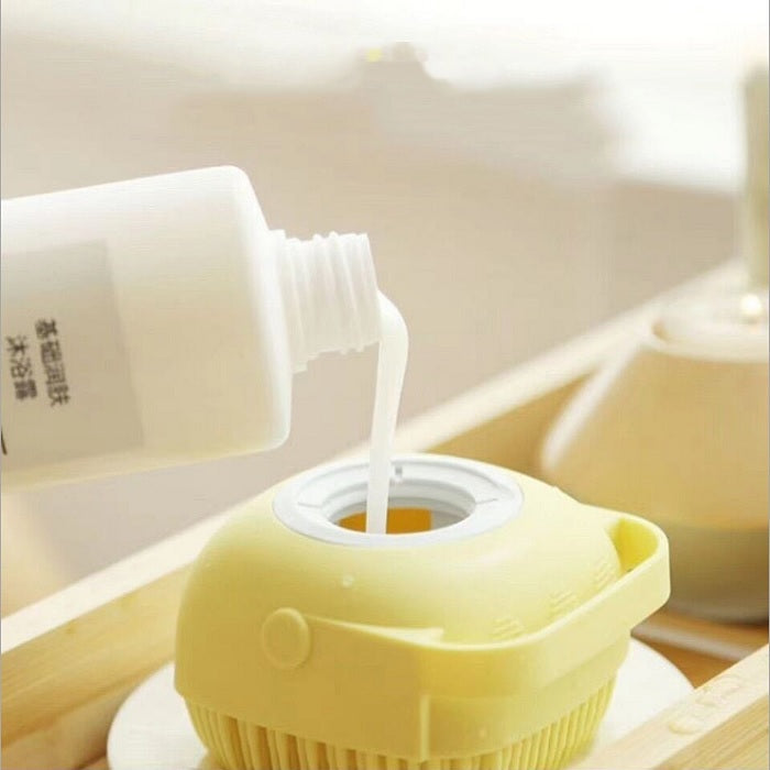 Soft Silicone Bath Massage Brush (Random Color)