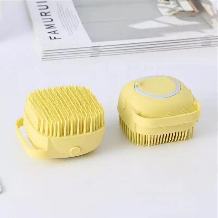 Soft Silicone Bath Massage Brush (Random Color)