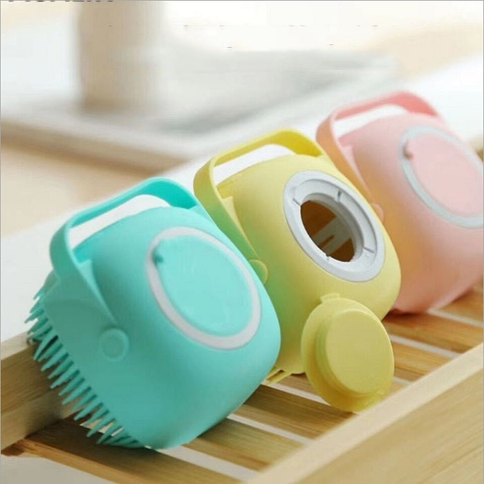 Soft Silicone Bath Massage Brush (Random Color)