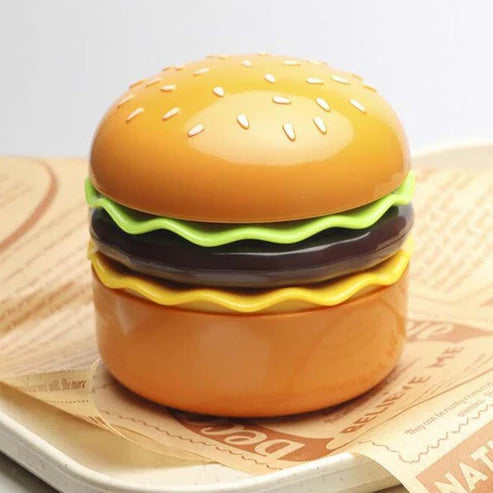 USB Rechargeable Burger Shape Study Lamp, Burger Shape Table Lamp Rechargeable Adjustable Small Desk Lamp for Study Room Home Office Kid Return Gifts