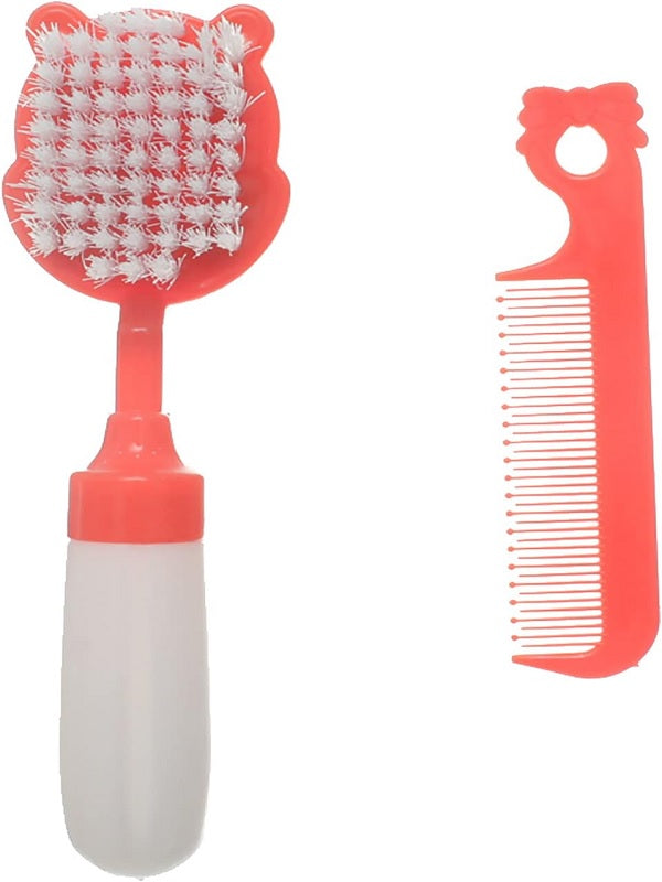 Panda Plastic Comb with Brush