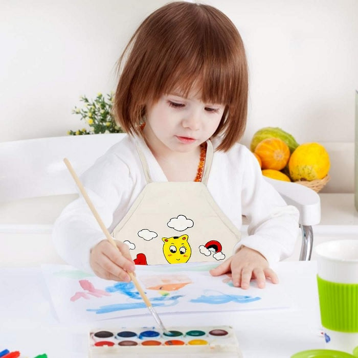 Hand Painted Washable Apron For Children