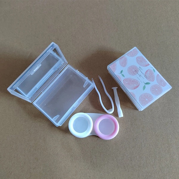 Random Print Contact Lens Case