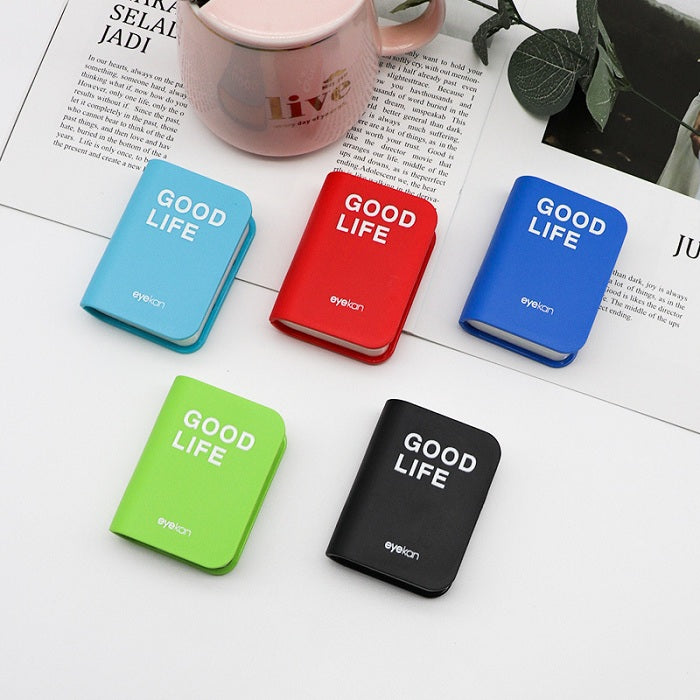 Diary Shaped Good Life Eye Lens Case (Random Color)