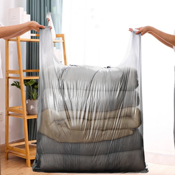 10 Pcs Extra Large Packing Bag (75*110 cm), Capacity Packing Bag Set, Portable Blanket or Pillow Storage Bag with Handles Large Thickened Quilt Large Moving House Luggage Bags Moisture-proof Clothes Storage Bag