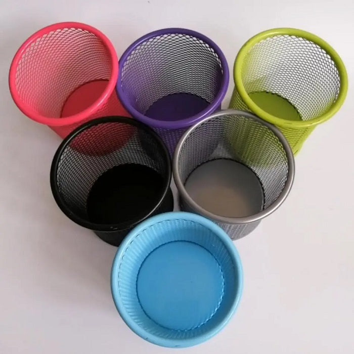 Round Mesh Pencil Pen Organizer
