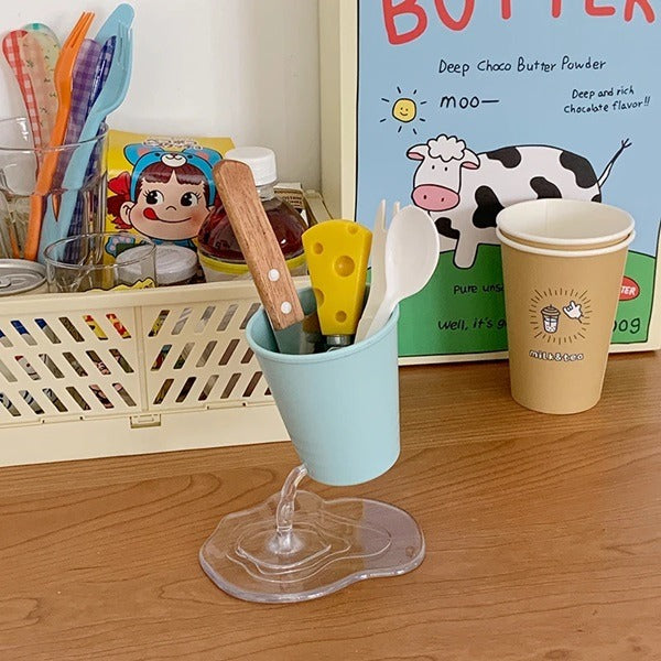 Creative Pen And Pencil Desk Bucket