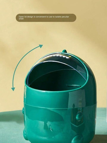 Multipurpose Mini Dinosaur Shape Organizer with Lid