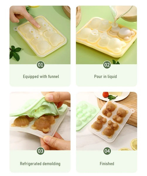 Teddy Bear Ice Cube Mould
