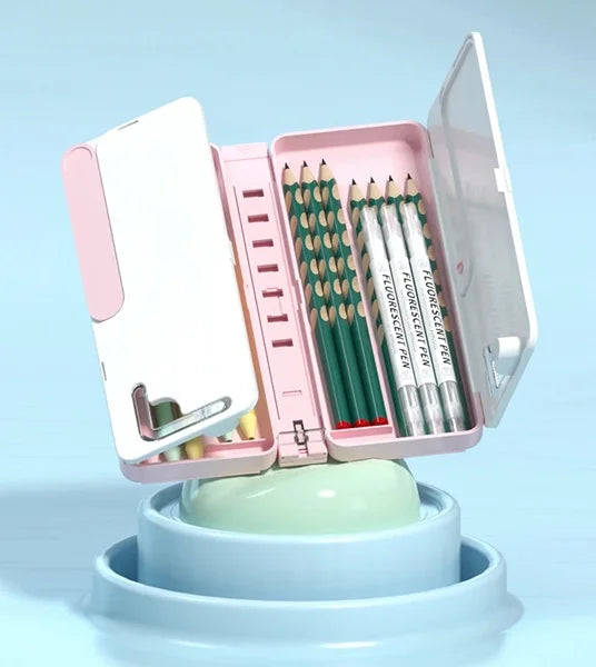 Foldable Multipurpose Mobile Tablet Book Stand Pencil Box