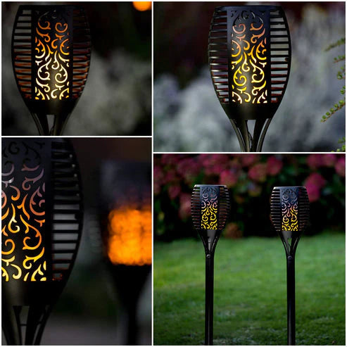 Solar Flame Light – Outdoor Waterproof Flickering Lamp for Garden & Party Decoration