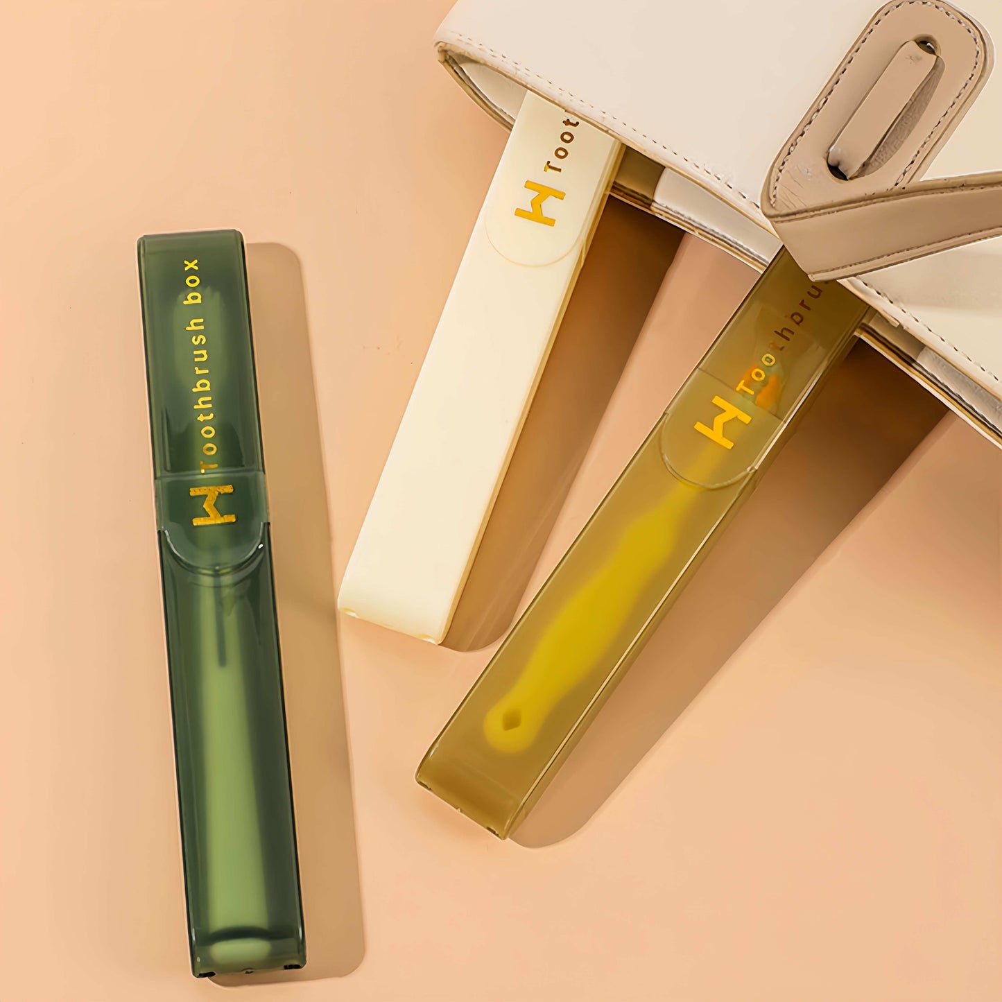 1pc Portable Toothbrush Case - Travel Protector with Ventilation for Fresh Breath & Bacteria Prevention, Dustproof Design, Compact & Hygienic for On-the-Go Use Toothbrush Holder