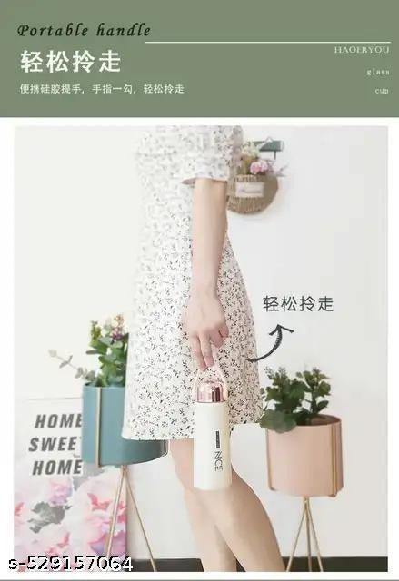 400ml Nice Premium Glass Water Bottle (1 Piece)