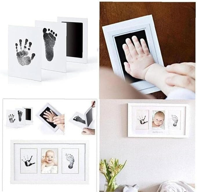 Paw Print Stamp Pad for Dogs Cat, Baby Hand and Footprint Kit