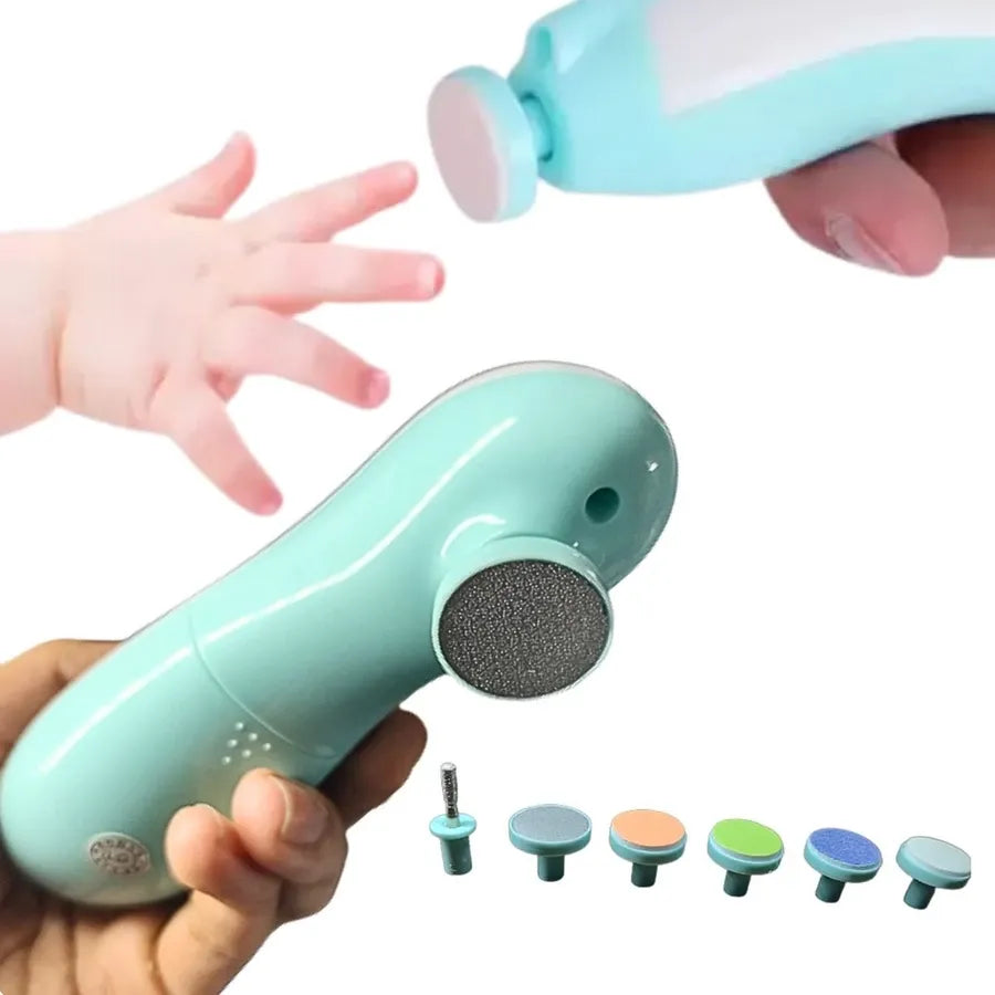 Baby Nail clipper Electric,Sim's Safe Clippers with 6 Grinding Pads