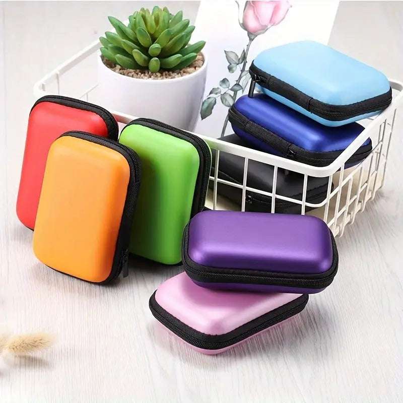 Multi-use Earphone Bag USB Cable Storage Bag Travel Pouch Organizer
