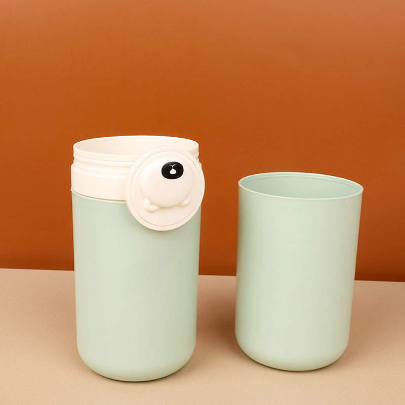 Cute Round Toothbrush Box - 1 Pc