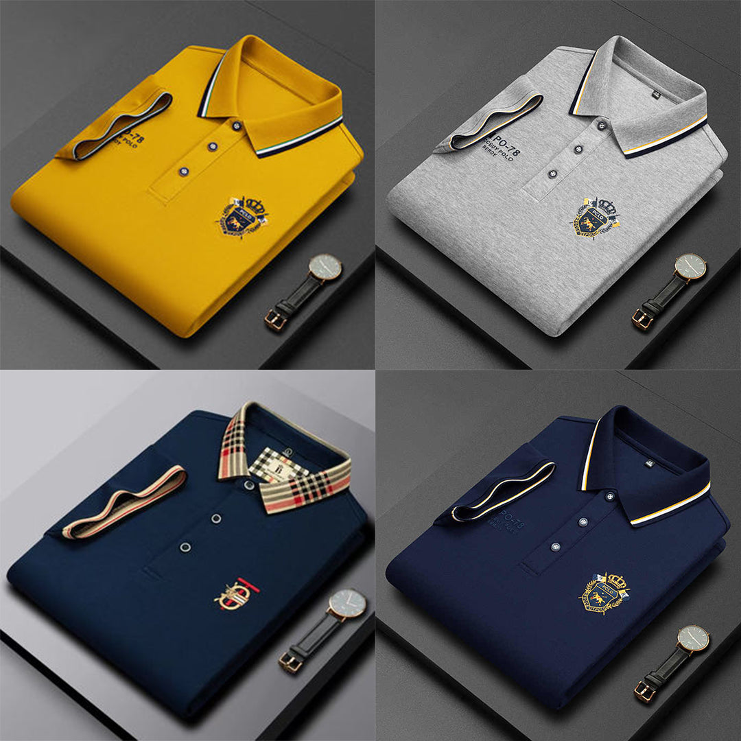 Premium Polo T-shirt ( Pack of 4 )