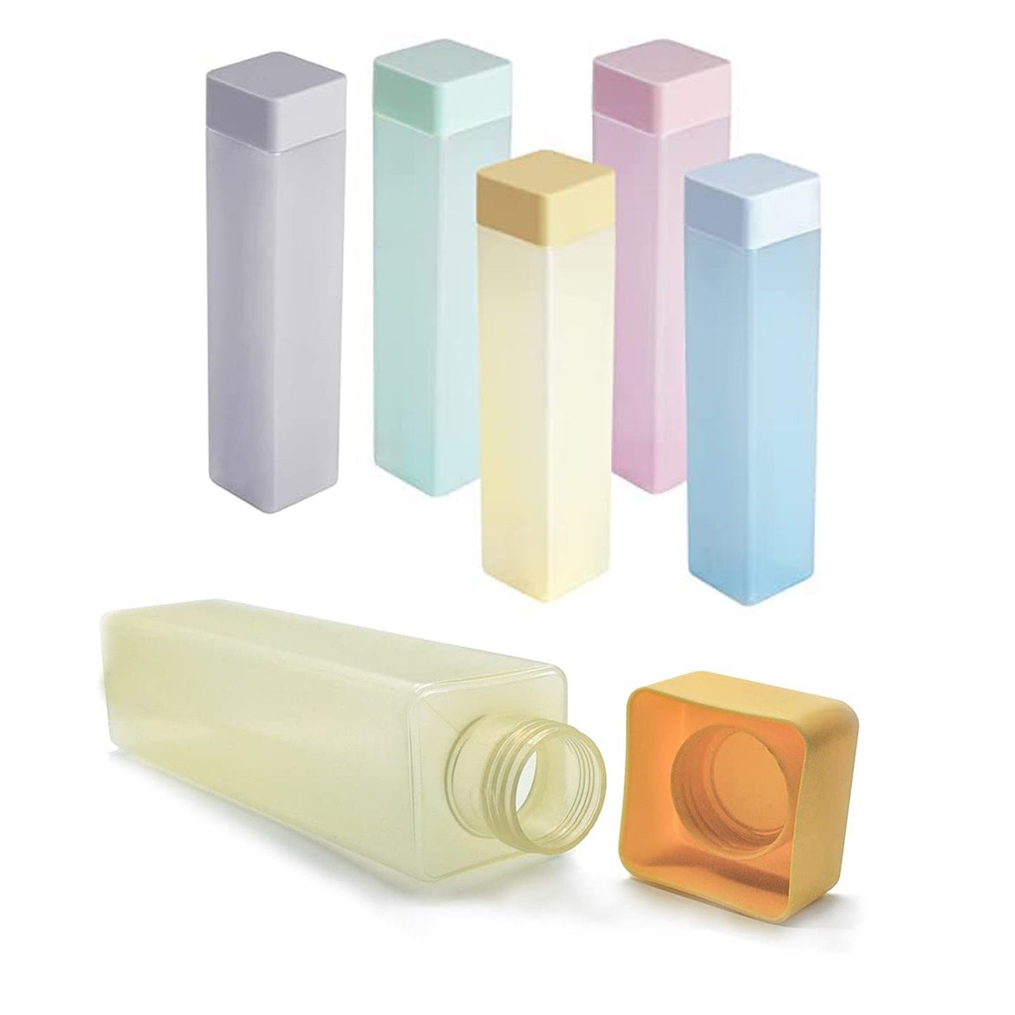 4 Bottle Set : Square Water Bottle (940ml each)