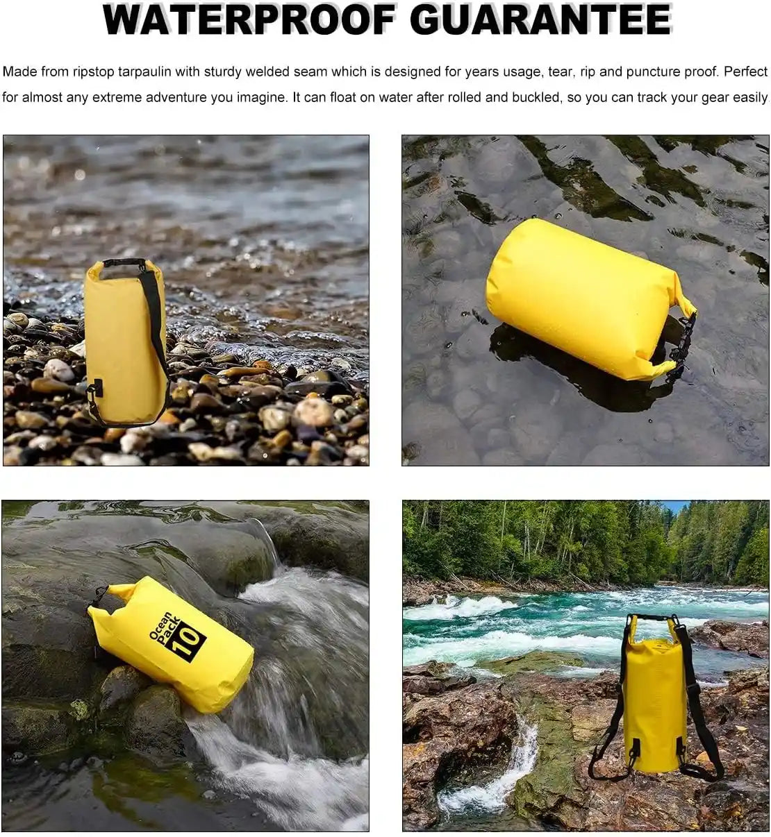 10 L Ocean Pack Waterproof Dry Bag – Multi-Use for Outdoor Activities