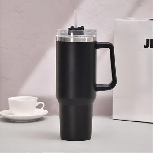 1200 ml Flowstate Tumbler, Stainless Steel Vacuum Insulated Tumbler with Lid and Straw for Water, Iced Tea or Coffee, Smoothie and More, Cream