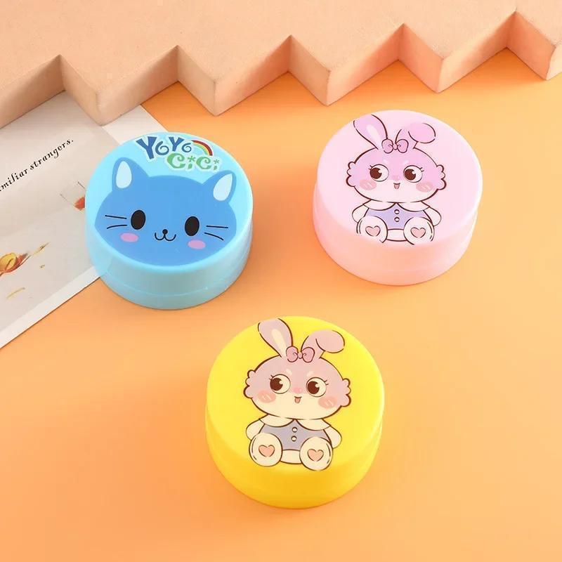 3 Pcs Folding Cup with Lid Portable Reusable Plastic Water Cup Cartoon Collapsible Mouthwash Cup Travel Outdoor Drinking Cup