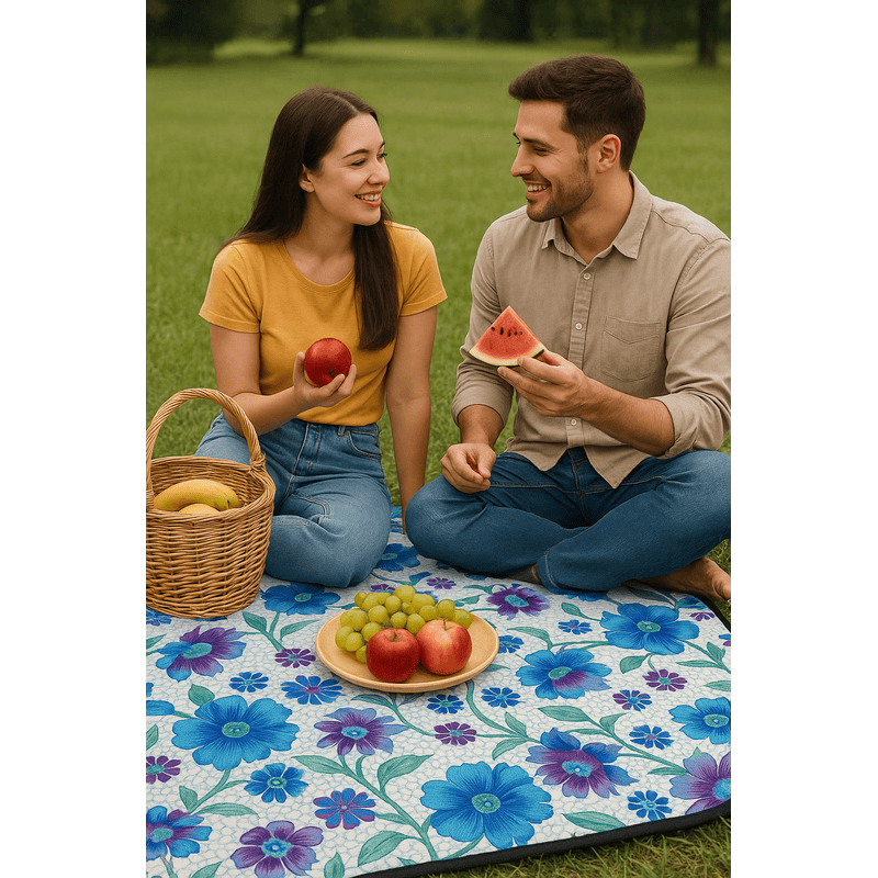 Portable Picnic Mat for Family Outings – Waterproof, Foldable & Easy to Carry (140*120)cm