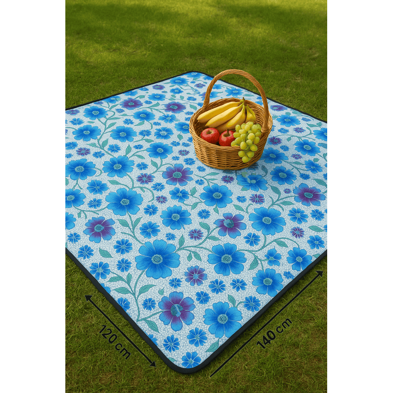 Portable Picnic Mat for Family Outings – Waterproof, Foldable & Easy to Carry (140*120)cm
